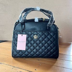 NWT Juicy Couture Black Crown Royal Satchel